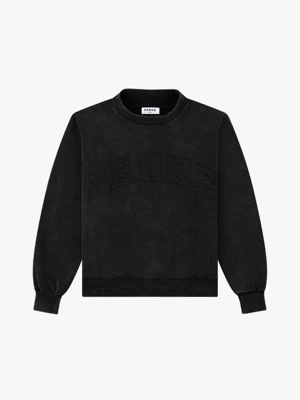 Parke 2026 Black Fleece Varsity Sweatshirt