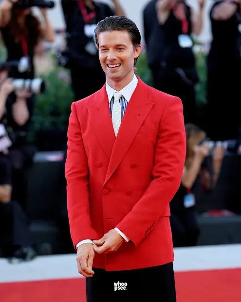 Patrick Schwarzenegger Crimson Red Suit Jacket 2026