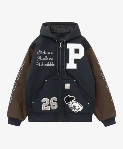 Patta x Carhartt WIP OG Active Hooded Varsity Jacket