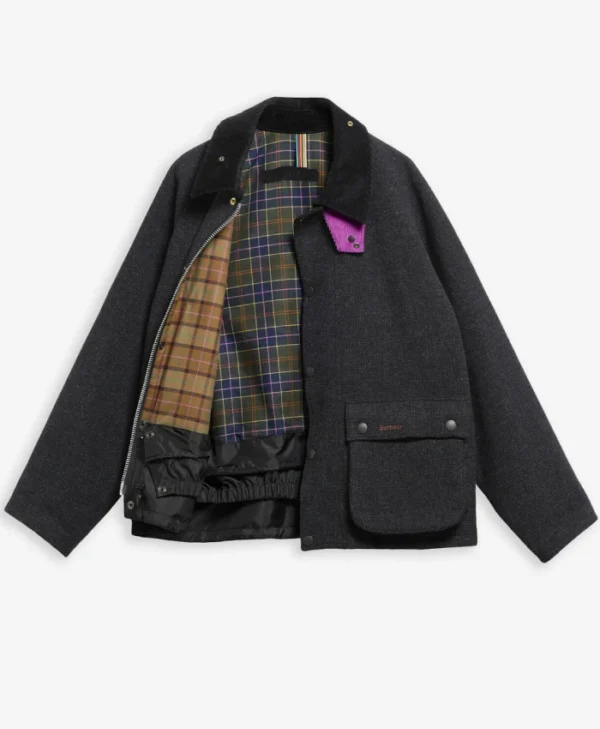 Paul Smith × Barbour Charcoal Transport Jacket