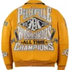 Pelle Pelle All Time Champions Yellow Leather Jacket