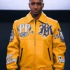 Pelle Pelle All Time Champions Yellow Leather Jacket