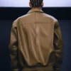 Pelle Pelle Basic Corded Olive Leather Jacket