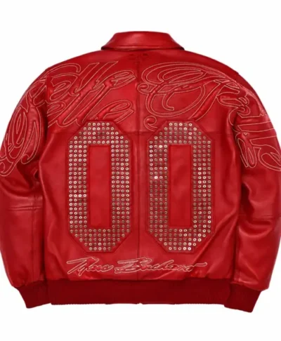 Pelle Pelle Opium Crossover Red Leather Coat