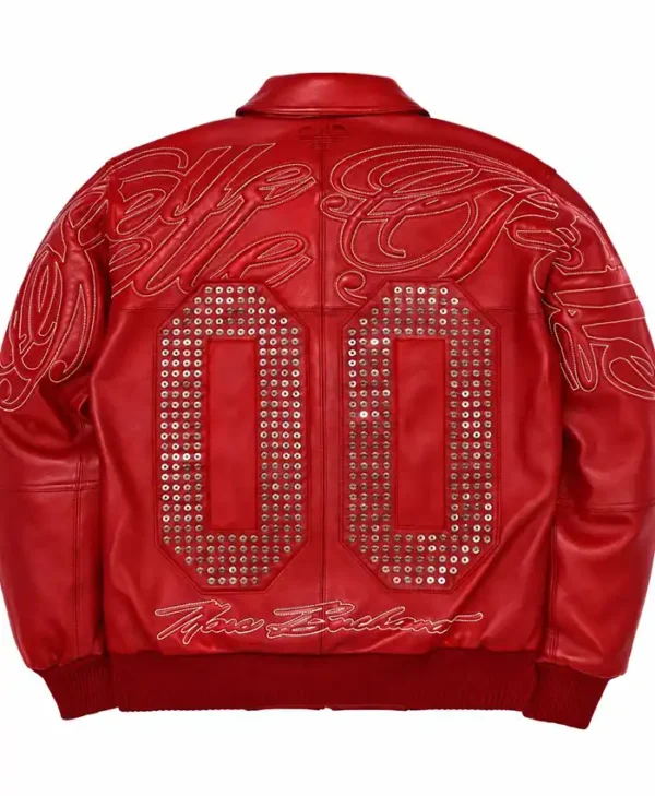 Pelle Pelle Opium Crossover Red Leather Coat
