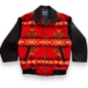 Pendleton High Grade Western Wear Red Wool Jacket
