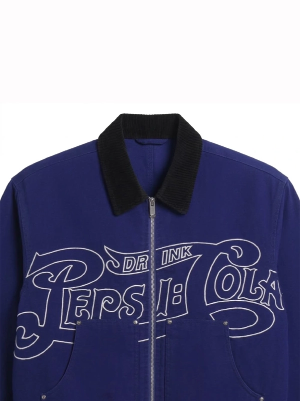 Pepsi Off Season Royal Blue Zipper Jacket