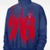 Philadelphia 76ers Nike Blue Woven Basketball Jacket