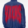 Philadelphia 76ers Nike Blue Woven Basketball Jacket