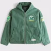 Philadelphia Eagles Abercrombie & Fitch Workwear Hooded Bomber Jacket