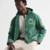 Philadelphia Eagles Abercrombie & Fitch Workwear Hooded Bomber Jacket