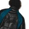 Philadelphia Eagles Black Leather Kru Track Jacket