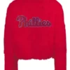 Philadelphia Phillies by Jill Martin Red Fur Jacket