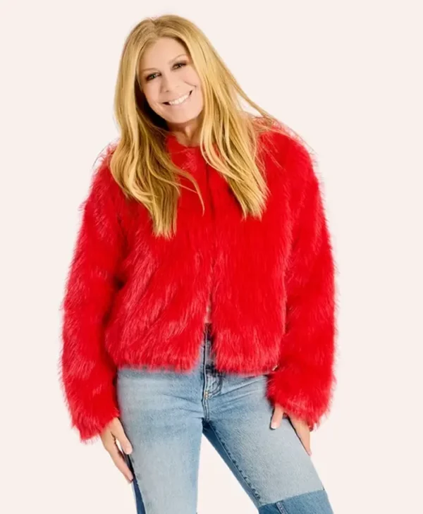 Philadelphia Phillies by Jill Martin Red Fur Jacket