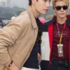 Phuwin Tangsakyuen 2026 Singapore Grand Prix Beige Jacket