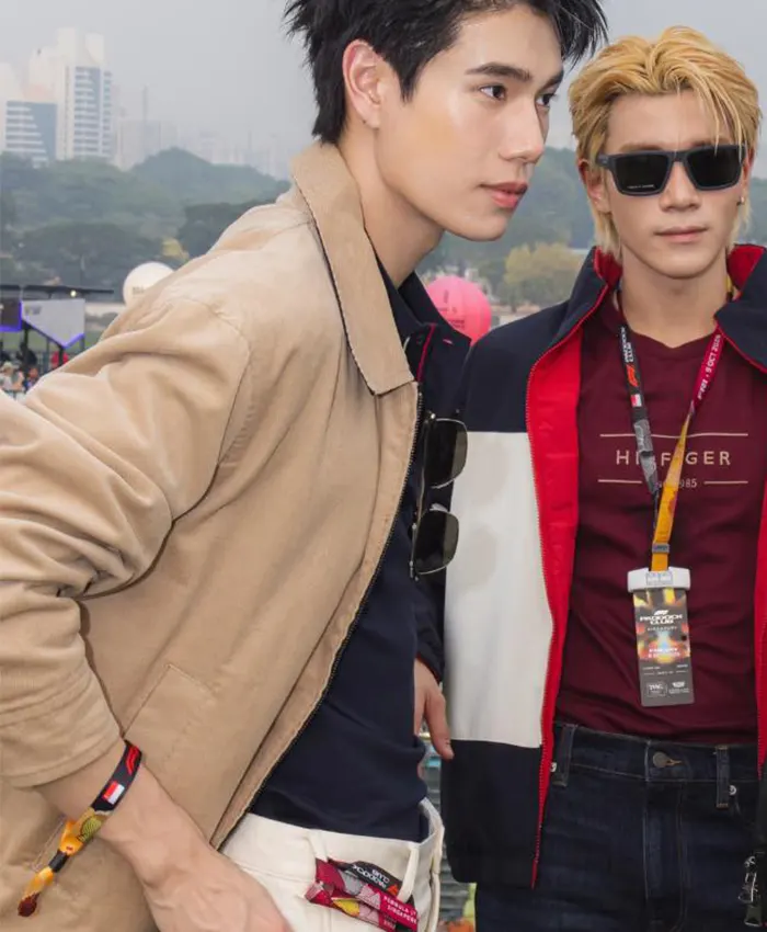 Phuwin Tangsakyuen 2026 Singapore Grand Prix Beige Jacket