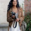 Picture This 2025 Simone Ashley Brown Jacket