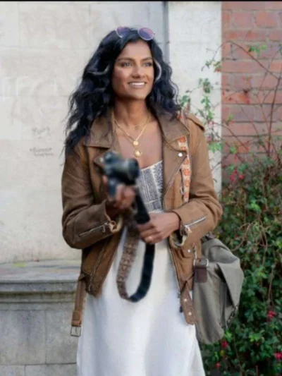 Picture This 2025 Simone Ashley Brown Jacket