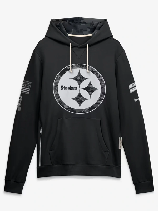 Pittsburgh Steelers 2026 Salute to Service Sideline Hoodie