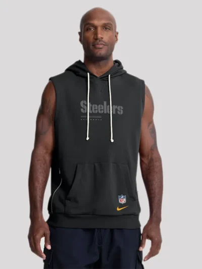 Pittsburgh Steelers 2026 Sideline Sleeveless Hoodie