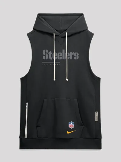 Pittsburgh Steelers 2026 Sideline Sleeveless Hoodie