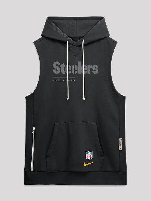 Pittsburgh Steelers 2026 Sideline Sleeveless Hoodie