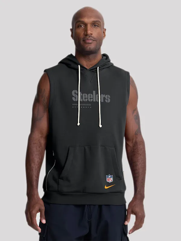 Pittsburgh Steelers 2026 Sideline Sleeveless Hoodie