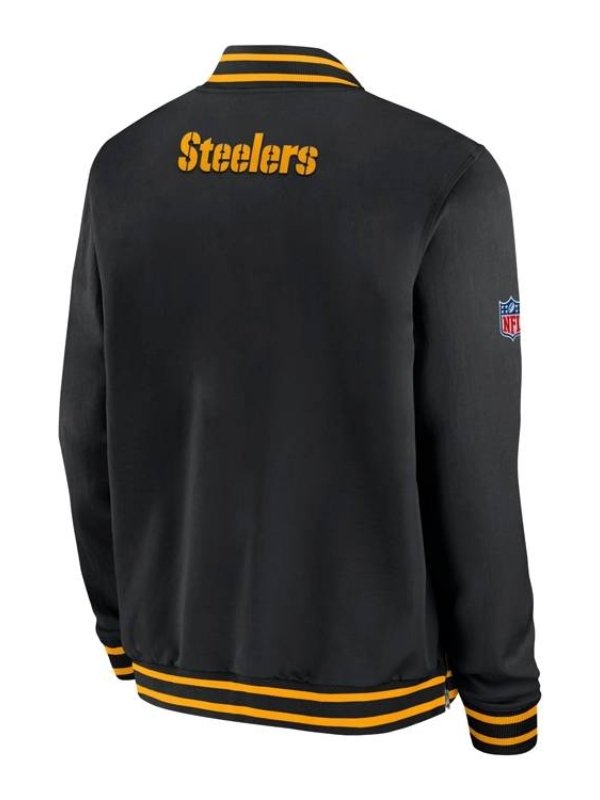 Pittsburgh Steelers Nike Sideline Coach Bomber Jacket