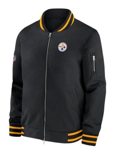 Pittsburgh Steelers Nike Sideline Coach Bomber Jacket