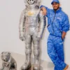 Plus 44 Lewis Hamilton Blue Camo Tracksuit