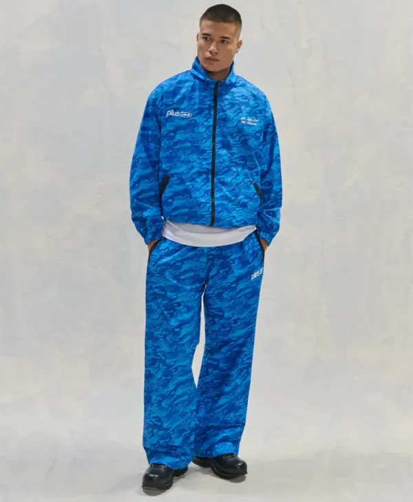 Plus 44 Lewis Hamilton Blue Camo Tracksuit