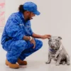 Plus 44 Lewis Hamilton Blue Camo Tracksuit