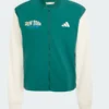 Polyester Fabric Adidas NYC Marathon Jacket Viscose Lining