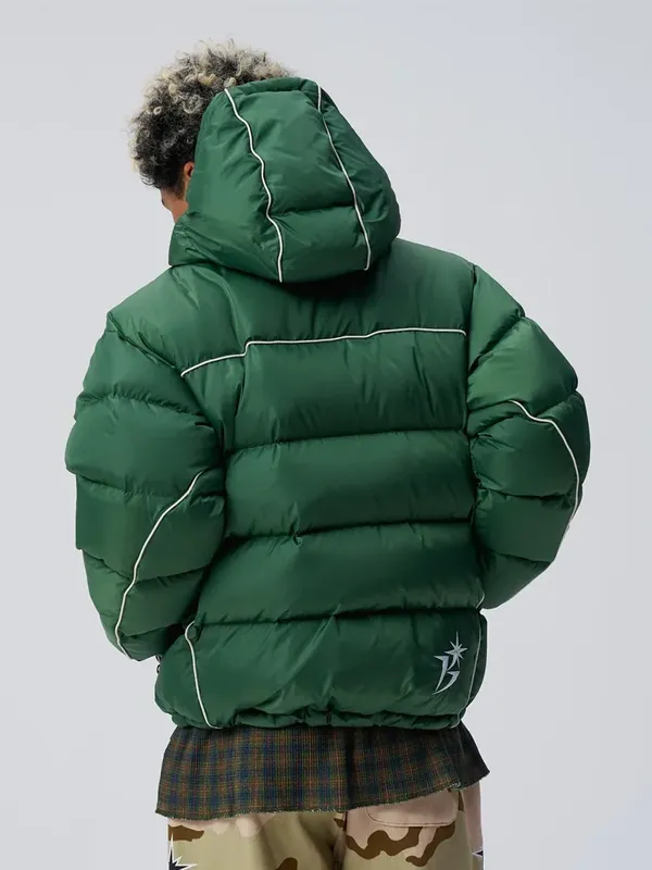 Polyester Fabric BoTT Down Jacket Viscose Lining