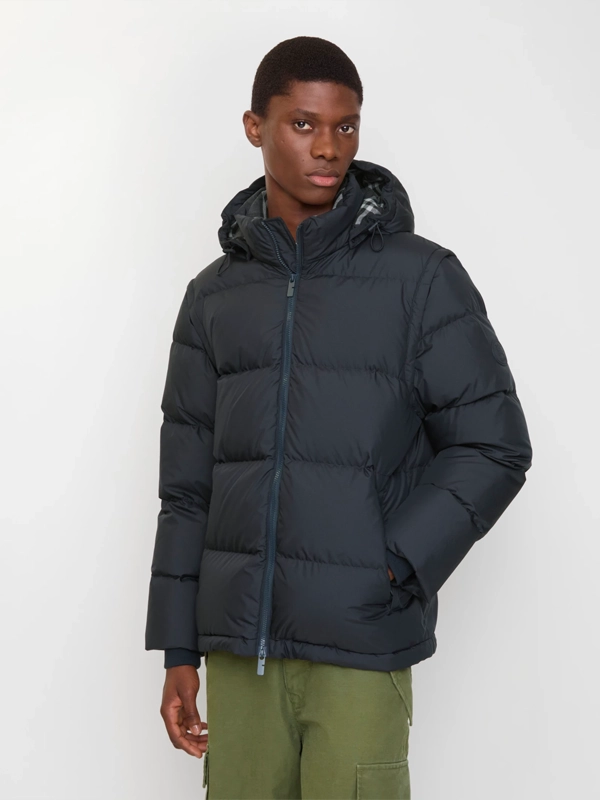 Polyester Fabric Burberry Puffer Jacket