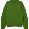 Pompeii Brand Green Polo Goddess Golden Cardigan