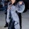 Porsha Williams Paris Fashion Week Faux Fur Coat