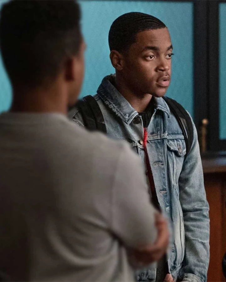 Power Book II Ghost Tariq St Patrick Denim Trucker Jacket