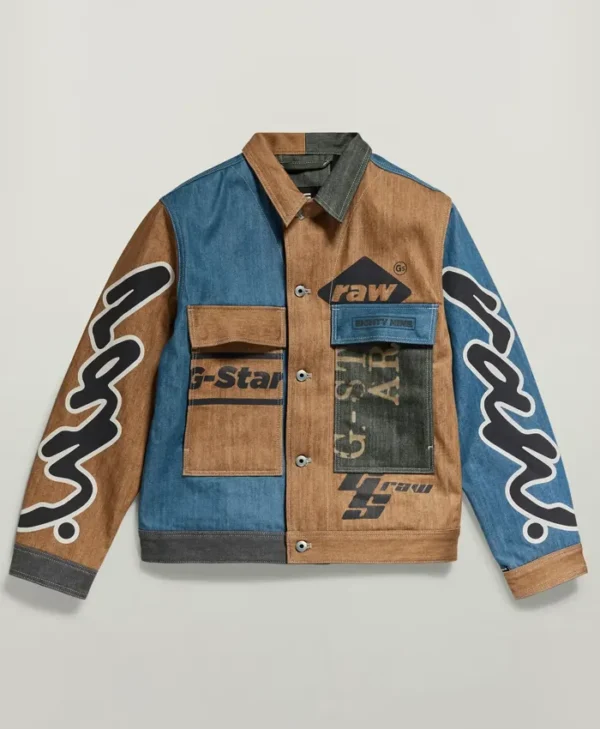 Premium E Oversized Utility Flap Pocket Jacket