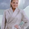 Real Housewives of SLC S07 Meredith Marks Silver Wrap Blazer