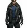 Resident Evil 9 Leon S Kennedy Black Leather Jacket