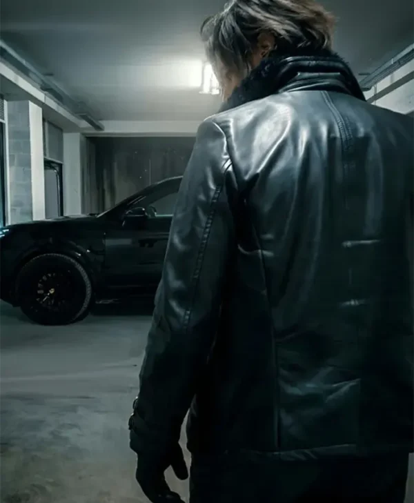 Resident Evil RE9 Leon Kennedy Biker Leather Jacket