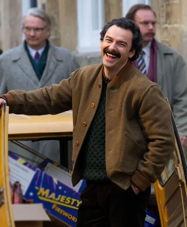 Rivals S02 Aidan Turner Brown Wool Jacket