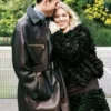 Rivals S02 Rupert Campbell Black Leather Trench Coat