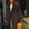 Rivals S2 Taggie O Hara Grey Wool Coat