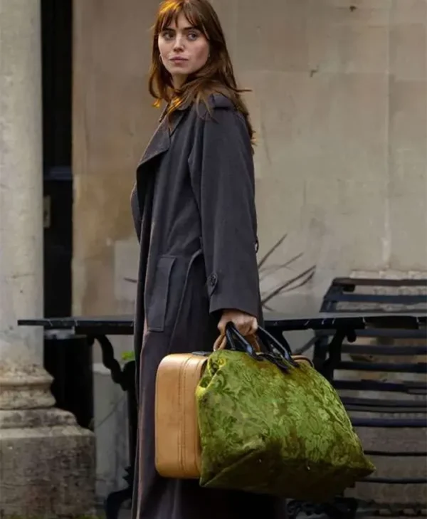Rivals S2 Taggie O Hara Grey Wool Coat