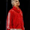 Robbie Williams Red Sequin Concert Jacket