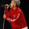 Robbie Williams Red Sequin Outerwear