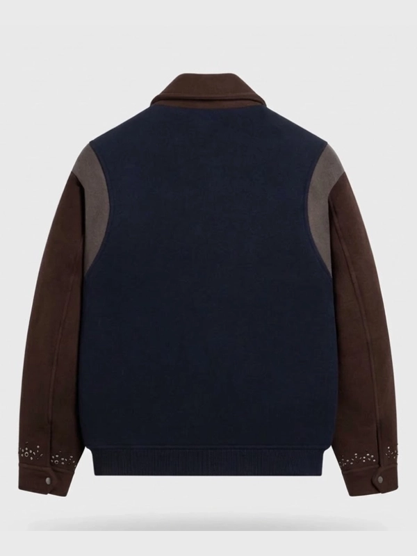 Ronnie Fieg Kith Studded Wool Varsity Jacket