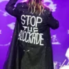Rosa Linn STOP THE BLOCKADE Wool Coat